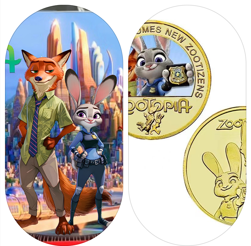 Judy the Bunny and Nick the FoxMagic Thermal Color-Changing Mug